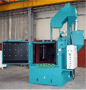 [Hot Item] Rotary Mesh Table Wheel Shot Blasting Machine Double Station