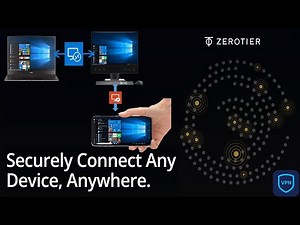Work Remotely Using ZEROTIER & Remote Desktop / Securely connect with zero config !