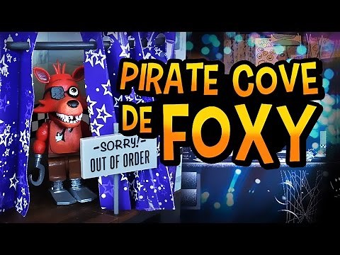 OPENING FOXY'S PIRATE COVE AND THE OFFICIAL LASER FROM FIVE NIGHTS AT FREDDY'S (FNAF TOYS UNBOXING)