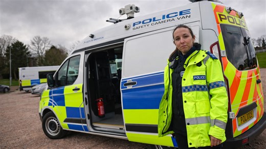 Do speed camera vans catch more than speeding?
