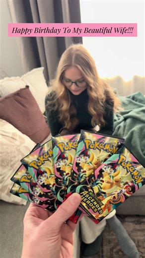 The “P” in P&C Packs has her birthday today!!! #pokemongiveaway #giveaway #pokemon #pokemontiktok #fyp