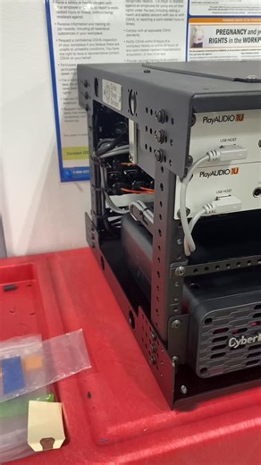 Redundant 24 channel #playback system headed out the door. This rack features two @iconnectivity_interfaces for a total of 24 channels of redundant tracks. All audio is patched to the multipin output for a quick and easy setup/teardown. They are also wired as an output split to alternatively use individual XLR outputs. The rack is not meant for flying and the customer wanted to add in a UPS, which is what you see at the bottom. Fully wired and given the “Where You Goin” treatment #BTPAcables #Ri