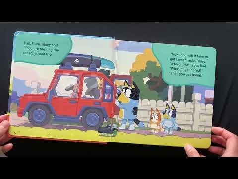 Bluey - Road Trip - Read Aloud Books For Children and Toddler