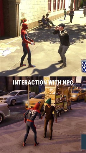 Spider-Man 2 vs Spider-Man Remastered | Graphics & Physics Comparison #spiderman #shorts