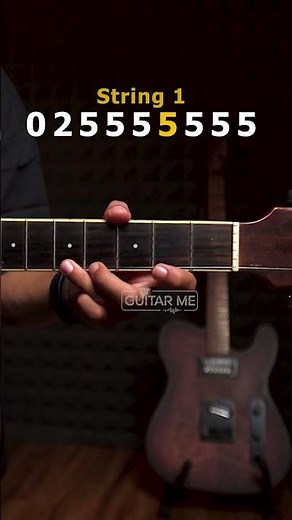 1 string Baby Shark Guitar Tutorial #guitartutorial #music #shorts #fyp