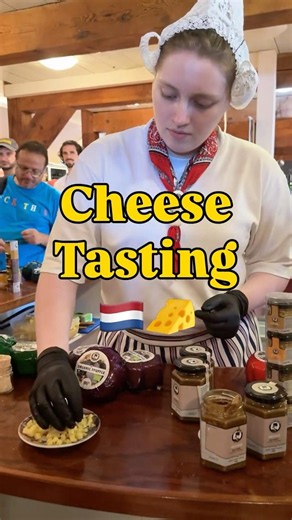 Cheese🧀tasting in Amsterdam 🇳🇱 #dutch #cheese #netherlands #europe #travel #youtubeshorts #vlog
