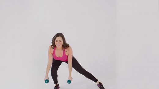 Side Lunge into Bent Over Row