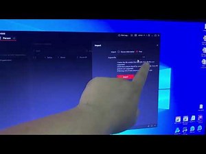 Hik Vision: How to upload User Data + Face Image from IVMS-4200 to Face Terminal DS-K1T341AMF