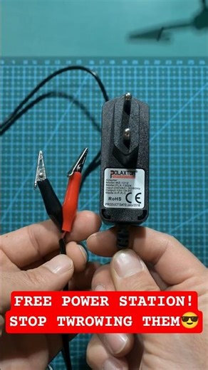 Don't Throw Away Old Adapters! ⚡ DIY 12V Power Station