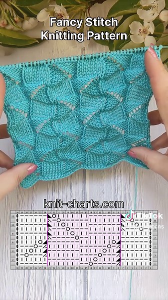 Fancy Stitch Knitting Pattern for Beginners