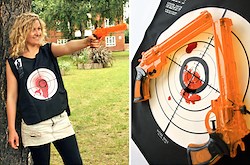 Water warfare: two ideas to improve water gun fights