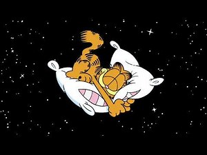 Garfield Sleeping on a Pillow to Relaxing, Meditation, Sleepy Music for Kids & Toddlers