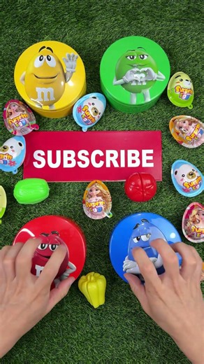 kinder surprise vs M&M's Delivery ASMR 🍫 | Satisfying Unboxing | #Shorts