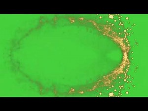 Green screen - magic, particle effect, glitter - cartoon / animated animation
