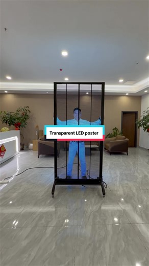 Transparent LED poster makes more possibilities! #creativeleddisplay #ledscreen #led #ledwall #leddisplay