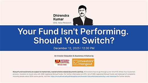 Your Fund Isn't Performing. Should You Switch? | Value Research