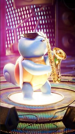 Pokemon Squirtle Saxophone Meme