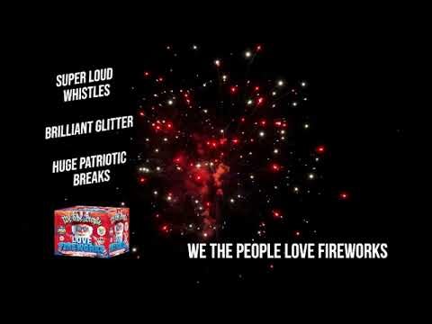 We The People Love Fireworks – 500 Gram Finale | 100 Shots of Patriotic Power