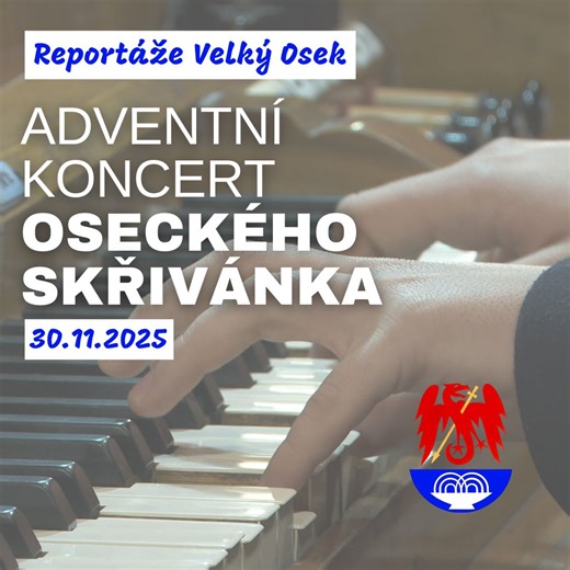 V kostele Nejsvětějšího srdce Ježíšova ve Velkém Oseku zazněly 14. prosince tóny adventní hudby – v rámci benefičního koncertu vystoupil dětský pěvecký sbor Osecký skřivánek, na varhany hrál talentovaný Ondřej Nigrin. 🕯️🎶 Koncert přinesl chvíle zklidnění a rozjímání v předvánočním shonu, ale měl i hlubší smysl – byl součástí benefiční série koncertů, jejichž výtěžek je určen na obnovu historické vitráže ve zvonici kostela, jednoho z nejcennějších uměleckých prvků místního duchovního prostoru. 