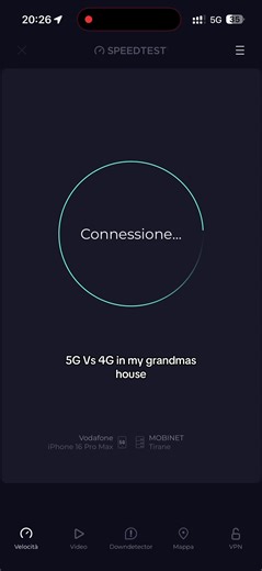 Nice speeds #fyp #5G #vodafone #vodafonealbania #5GNSA