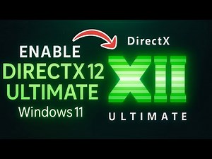 How To Enable DirectX 12 Ultimate in Windows 11 ( Step by Step )
