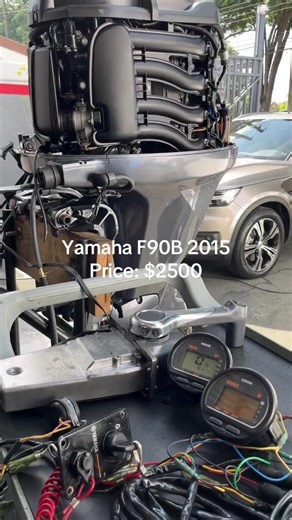 Yamaha F90B 2015 Outboard Motor: Complete Painting Details