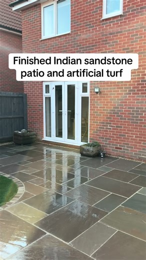 Ready for summer. #sandstone #paving #patio #landscaper #groundwork