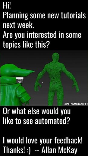 TyFlow Tutorial Concept: WireMesh (3DS Max 2022 - Allan McKay) #shorts