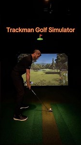 Playing Golf in Japan on Trackman Golf Simulator Software w/ Trackman iO #golf #golfsimulator