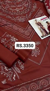 0303-4869122 *Winter 2024 hot Collection Available on Dhanak* *Coco by Zarashahjahan Hit code Available on Dhanak with Pashmina wool shawl* *3 Pcs Suit* (Shirt Dopatta trouser) *Brand code 1636* *Dhanak Pashmina printed shawl* *Front Emb* *Sleevs Emb* *Border Emb* *Same as orignal* *Whole sale price 3350/= only* | Amin Fabrics