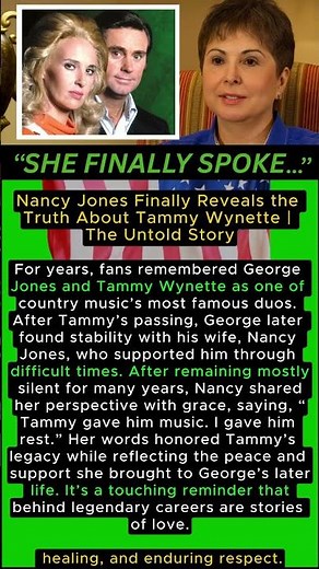 Nancy Jones Finally Reveals the Truth About Tammy Wynette | The Untold Story