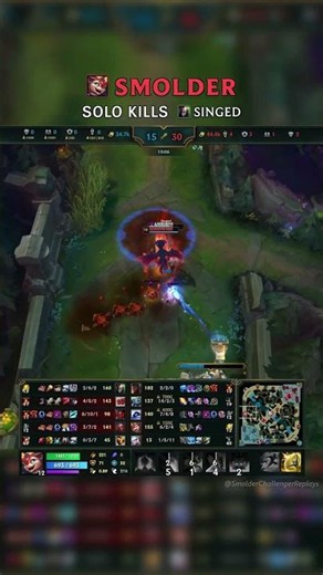 Smolder SOLO KILLS Singed | VN Master Patch 26.19 #shorts
