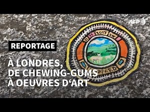 A Londres, des chewing-gums jetés deviennent de l'"art environnemental" | AFP Reportage