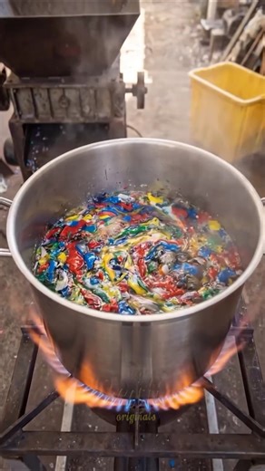 "From waste plastic into Tiles!