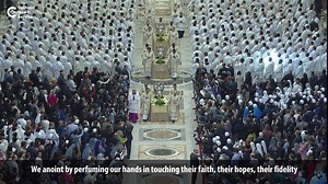 45K views · 10K reactions | Pope Francis celebrates chrism Mass in St. Peter's Basilica. | Catholic News Service | Facebook