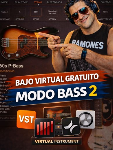 🎸 Modo Bass 2 de IK Multimedia Descubre Modo Bass 2, un excelente bajo virtual con versión gratuita que ofrece resultados sorprendentes. En este video analizamos este VST, destacando su interfaz intuitiva y lo fácil que es trabajar con él, incluso si estás empezando. Es una herramienta muy versátil que puede sacarte del apuro en muchas situaciones, gracias a la variedad de sonidos y posibilidades que ofrece. Aunque no es completamente gratuito, su versión free ya permite lograr producciones de 