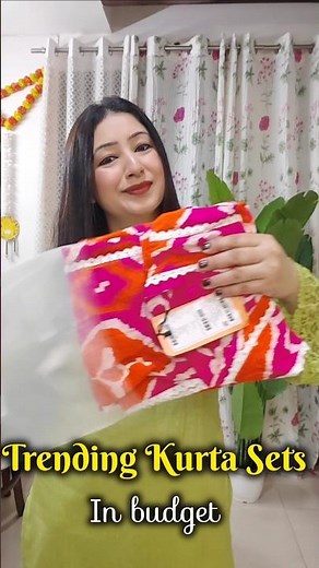 Myntra Summer Special ✨7 Officewear ✨festive Kurta With Dupatta Set #myntra #unboxing #ytshort #yt