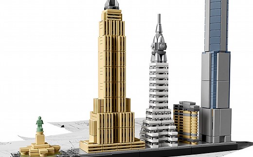 LEGO 乐高 21028 城市天际线 纽约 上手