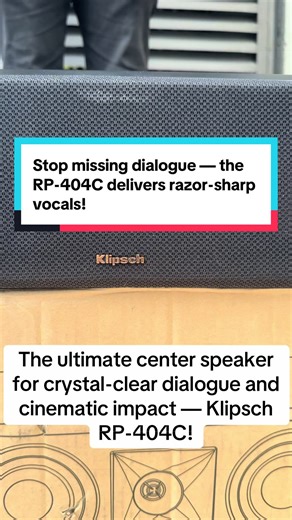 Enhance Your Home Theater with Klipsch RP-404C