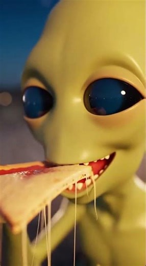 Alien Paul Discovers Ancient Pizza at the Colosseum