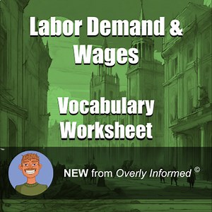 Labor Demand & Wages Vocabulary Worksheet