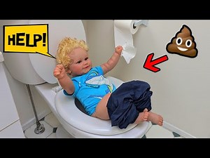 Reborn Toddler Boy Potty Training Fail Compilations