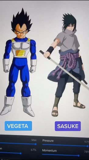 Sasuke and Vegeta fusion redone. Thank u guys for the support