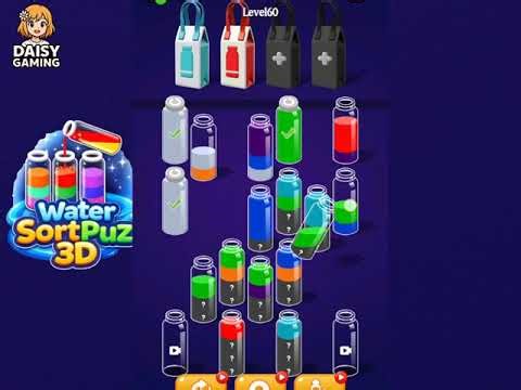 Water SortPuz 3D Level 60 Walkthrough