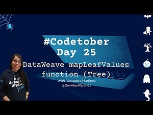 DataWeave mapLeafValues function (Tree module) | #Codetober 2021 Day 25