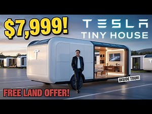 Elon Musk UNVEILS the $7,999 Tesla Tiny House — FREE Land Offer & Stunning Interior REVEAL!