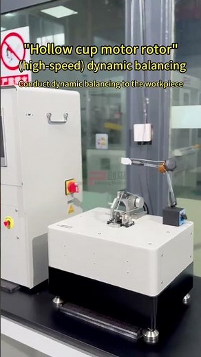 JP Hollow Cup Motor Rotor high-Speed Dynamic Balancing Machine