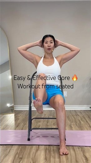 Easy & Effective Core 🔥Workout from Seated