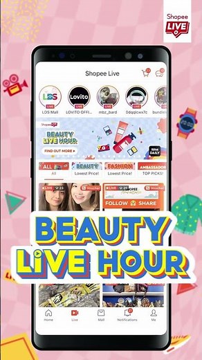 Shopee Fashion & Beauty Live Hours