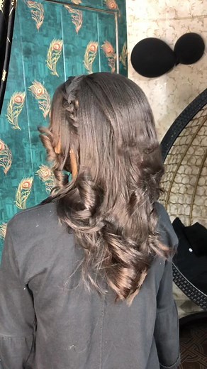 Stunning Open Curls with Bread Hairstyle Tutorial